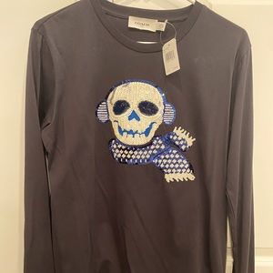 COACH skull shirt
